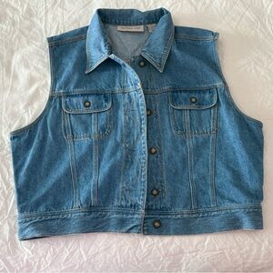 Vintage Northern Isles Blue Denim Vest